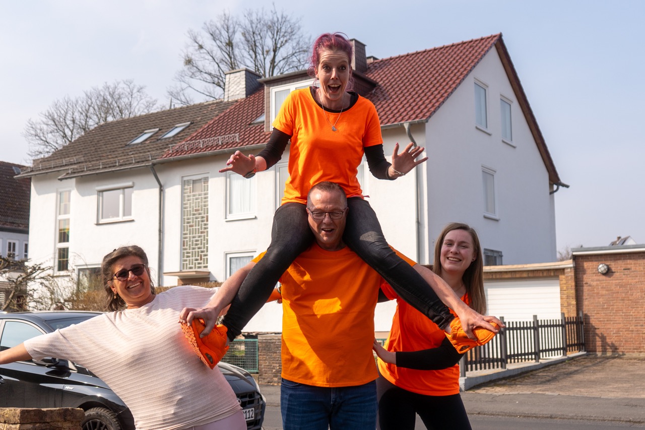 familiäres Team